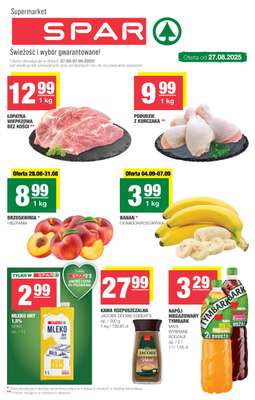 SPAR - gazetka promocyjna Gazetka Spar od środy 27.08 do niedzieli 07.09