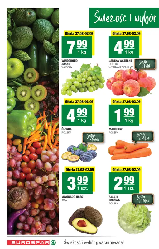 SPAR - gazetka promocyjna Gazetka Eurospar od środy 27.08 do niedzieli 07.09 - strona 2