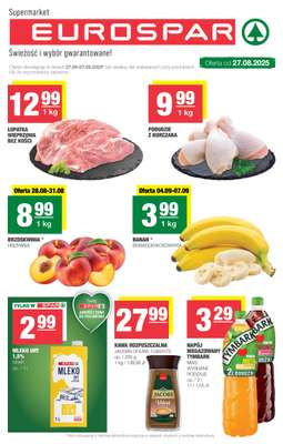 SPAR - gazetka promocyjna Gazetka Eurospar od środy 27.08 do niedzieli 07.09