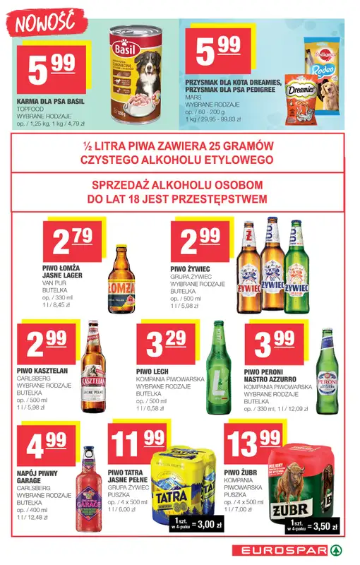 SPAR - gazetka promocyjna Gazetka Eurospar od środy 27.08 do niedzieli 07.09 - strona 15