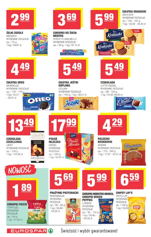 SPAR - gazetka promocyjna Gazetka Eurospar od środy 27.08 do niedzieli 07.09 - strona 12