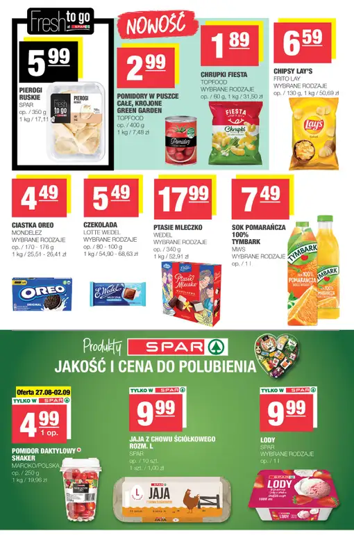 SPAR - gazetka promocyjna Gazetka Spar Mini od środy 27.08 do niedzieli 07.09 - strona 3