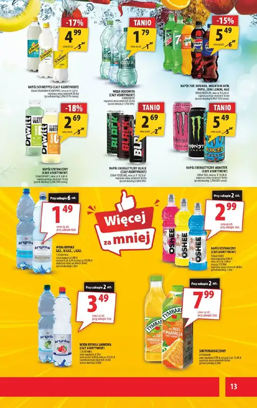 Arhelan - gazetka promocyjna Gazetka od piątku 29.08 do niedzieli 07.09 - strona 13