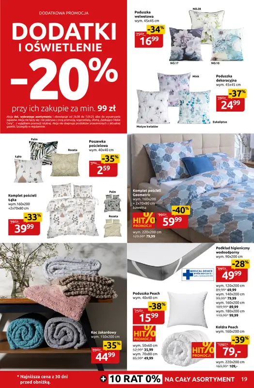 Black Red White - gazetka promocyjna Ostatni dzwonek na szkolne okazje do -55% od poniedziałku 25.08 do niedzieli 07.09 - strona 19