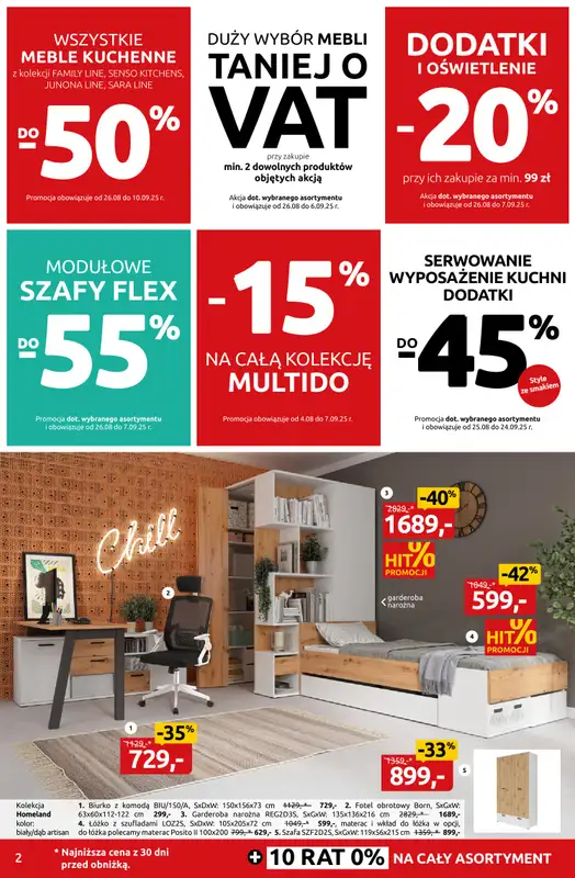 Black Red White - gazetka promocyjna Ostatni dzwonek na szkolne okazje do -55% od poniedziałku 25.08 do niedzieli 07.09 - strona 2