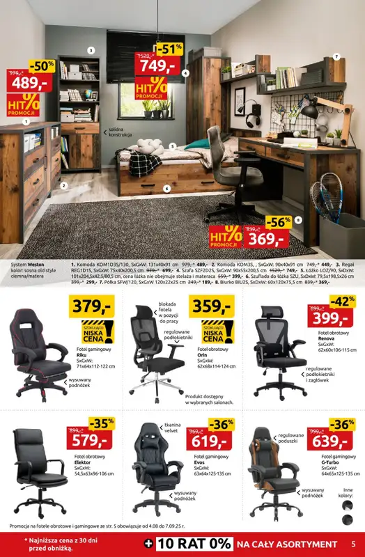 #BACK TO SCHOOL - gazetka promocyjna Black Red White | Ostatni dzwonek na szkolne okazje do -55% od poniedziałku 25.08 do niedzieli 07.09 - strona 5