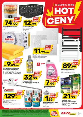 Bricomarche - gazetka promocyjna Hot ceny od poniedziałku 25.08 do soboty 06.09 Bricomarche - gazetka promocyjna Hot ceny od poniedziałku 25.08 do soboty 06.09