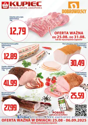 Kupiec - gazetka promocyjna Oferta plakatowa od poniedziałku 25.08 do soboty 06.09