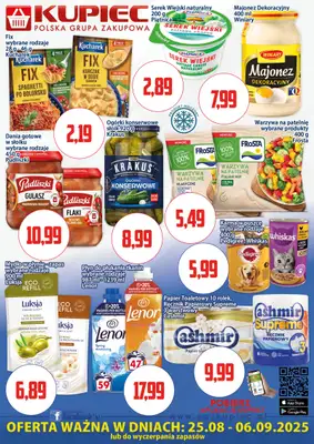 Kupiec - gazetka promocyjna Oferta plakatowa od poniedziałku 25.08 do soboty 06.09 - strona 3
