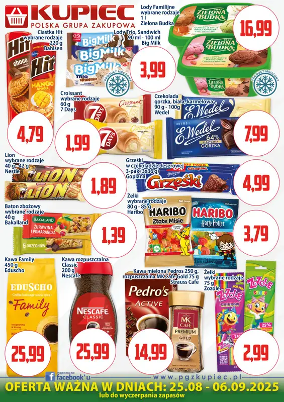 Kupiec - gazetka promocyjna Oferta plakatowa od poniedziałku 25.08 do soboty 06.09 - strona 4
