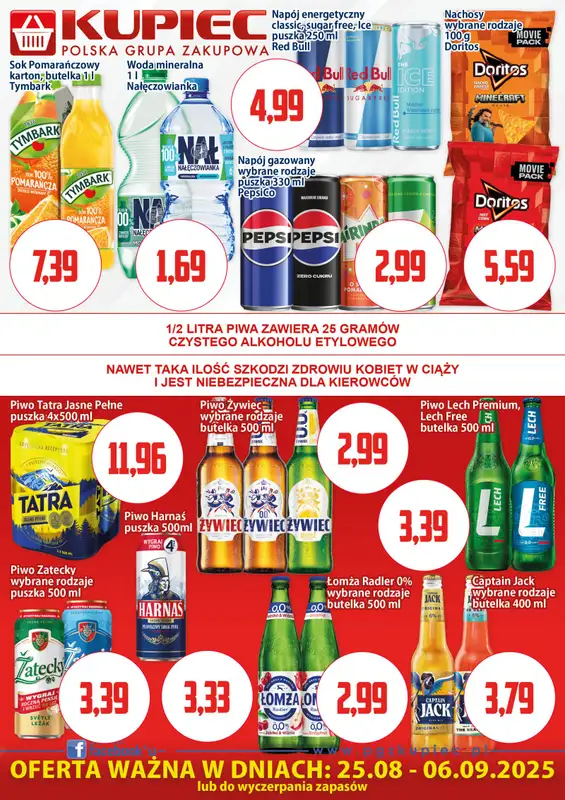 Kupiec - gazetka promocyjna Oferta plakatowa od poniedziałku 25.08 do soboty 06.09 - strona 5