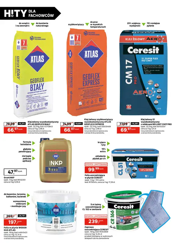 Leroy Merlin - gazetka promocyjna Katalog Hity dla fachowców od wtorku 26.08 do piątku 19.09 - strona 34