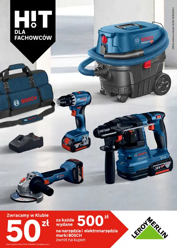 Leroy Merlin - gazetka promocyjna Katalog Hity dla fachowców od wtorku 26.08 do piątku 19.09