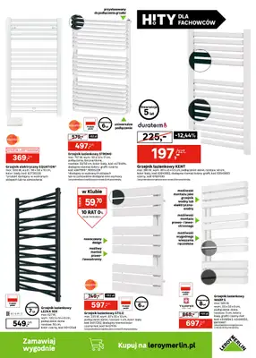 Leroy Merlin - gazetka promocyjna Katalog Hity dla fachowców od wtorku 26.08 do piątku 19.09 - strona 13 Leroy Merlin - gazetka promocyjna Katalog Hity dla fachowców od wtorku 26.08 do piątku 19.09 - strona 13