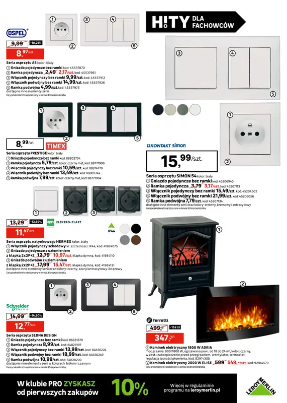 Leroy Merlin - gazetka promocyjna Katalog Hity dla fachowców od wtorku 26.08 do piątku 19.09 - strona 21