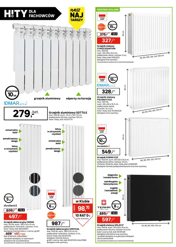 Leroy Merlin - gazetka promocyjna Katalog Hity dla fachowców od wtorku 26.08 do piątku 19.09 - strona 12