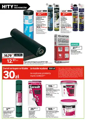 Leroy Merlin - gazetka promocyjna Katalog Hity dla fachowców od wtorku 26.08 do piątku 19.09 - strona 30 Leroy Merlin - gazetka promocyjna Katalog Hity dla fachowców od wtorku 26.08 do piątku 19.09 - strona 30