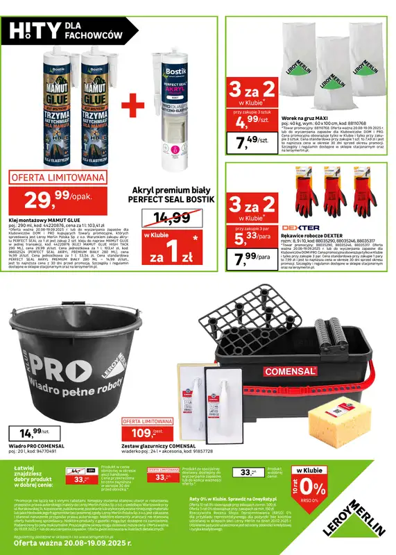 Leroy Merlin - gazetka promocyjna Katalog Hity dla fachowców od wtorku 26.08 do piątku 19.09 - strona 38
