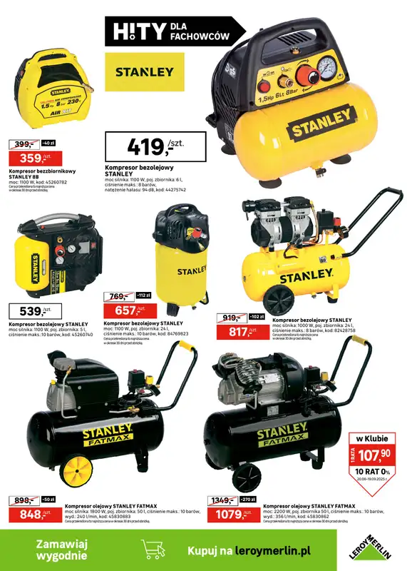 Leroy Merlin - gazetka promocyjna Katalog Hity dla fachowców od wtorku 26.08 do piątku 19.09 - strona 7