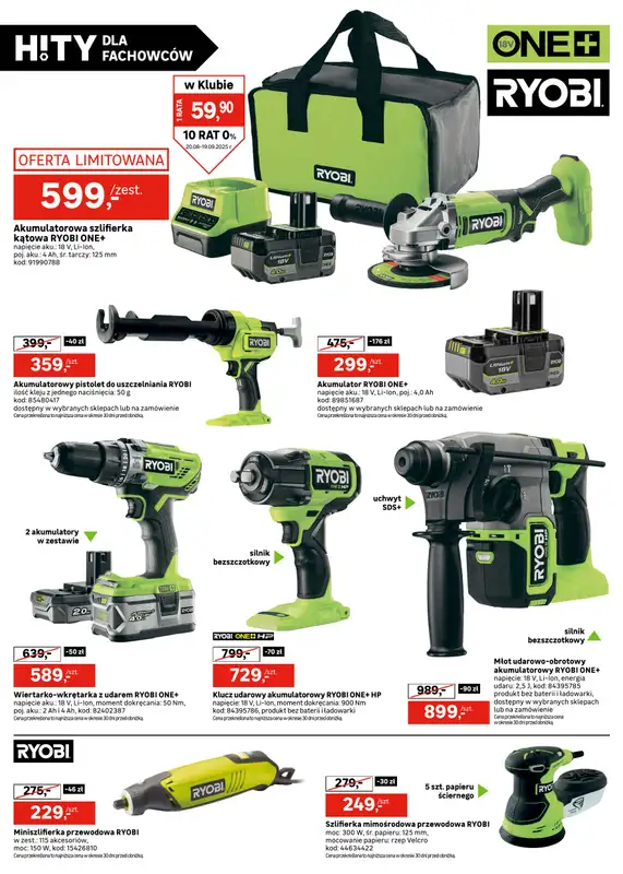 Leroy Merlin - gazetka promocyjna Katalog Hity dla fachowców od wtorku 26.08 do piątku 19.09 - strona 4