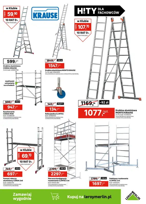 Leroy Merlin - gazetka promocyjna Katalog Hity dla fachowców od wtorku 26.08 do piątku 19.09 - strona 29