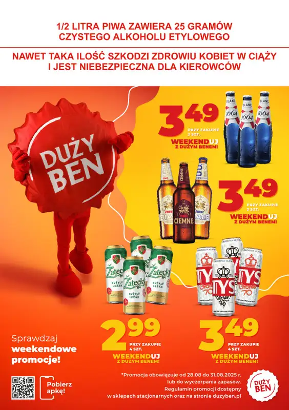 Duży Ben - gazetka promocyjna Promocja weekendowa od czwartku 28.08 do niedzieli 31.08 - strona 2