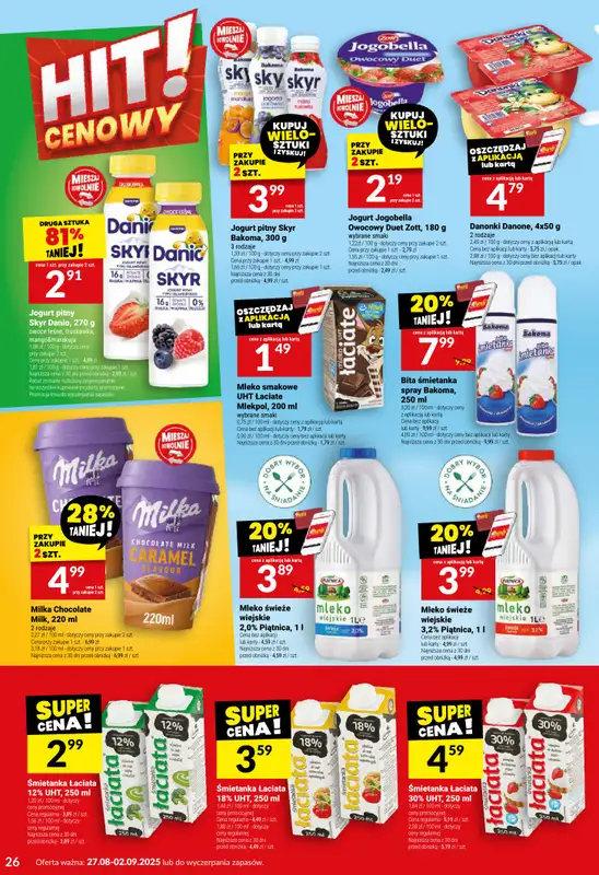 Twój Market - gazetka promocyjna Gazetka od środy 27.08 do wtorku 02.09 - strona 26