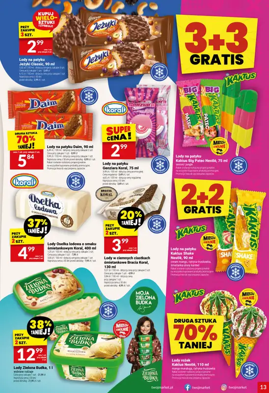 Twój Market - gazetka promocyjna Gazetka od środy 27.08 do wtorku 02.09 - strona 13