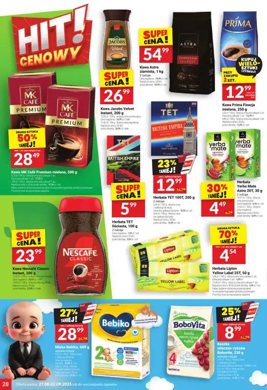 Twój Market - gazetka promocyjna Gazetka od środy 27.08 do wtorku 02.09 - strona 28