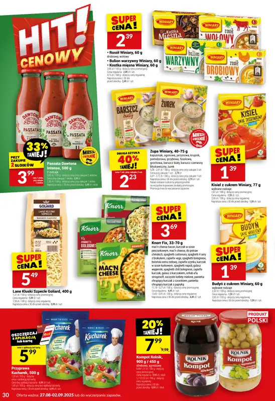 Twój Market - gazetka promocyjna Gazetka od środy 27.08 do wtorku 02.09 - strona 30