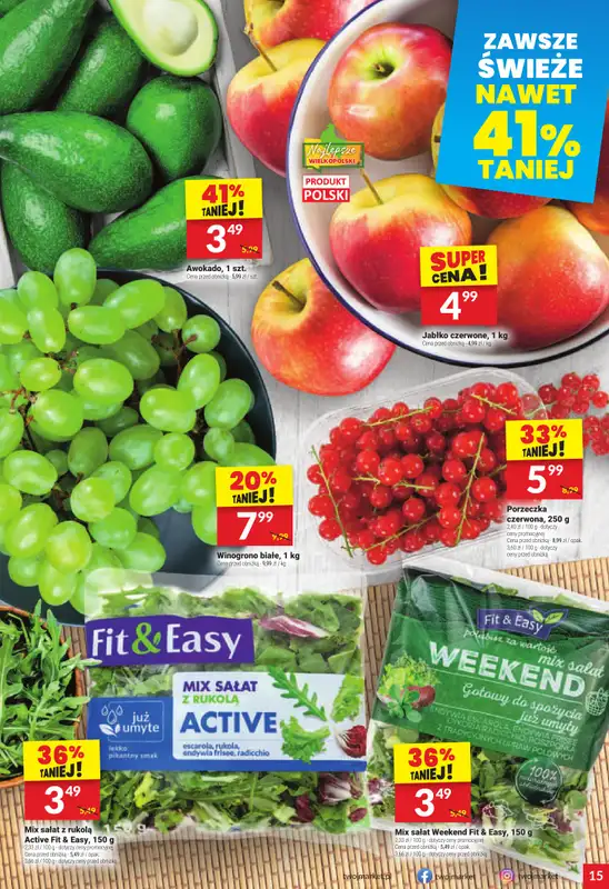 Twój Market - gazetka promocyjna Gazetka od środy 27.08 do wtorku 02.09 - strona 15