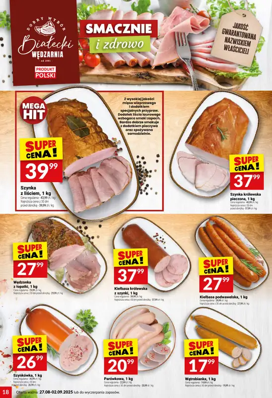 Twój Market - gazetka promocyjna Gazetka od środy 27.08 do wtorku 02.09 - strona 18