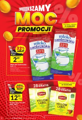 Twój Market - gazetka promocyjna Gazetka od środy 27.08 do wtorku 02.09 - strona 2