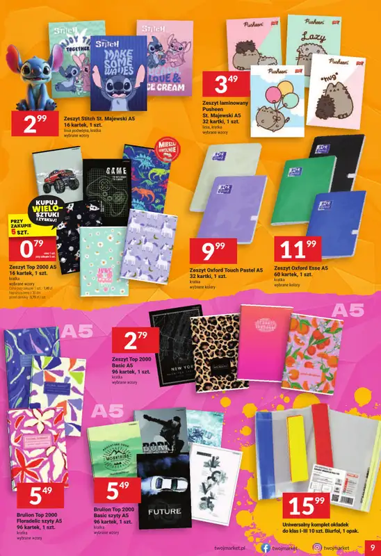 Twój Market - gazetka promocyjna Gazetka od środy 27.08 do wtorku 02.09 - strona 9