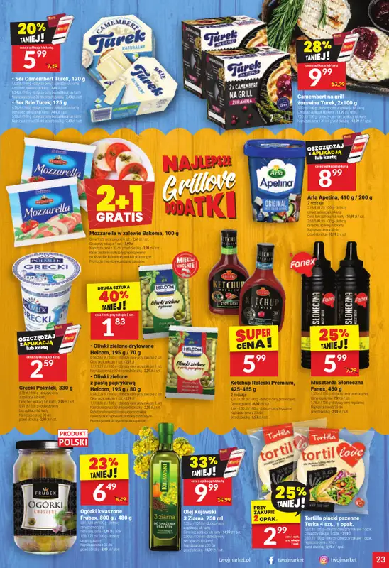 Twój Market - gazetka promocyjna Gazetka od środy 27.08 do wtorku 02.09 - strona 23