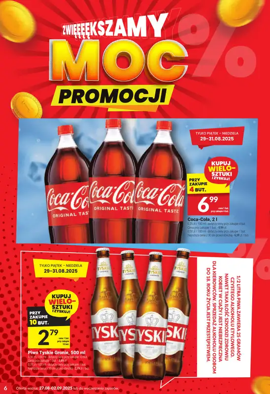 Twój Market - gazetka promocyjna Gazetka od środy 27.08 do wtorku 02.09 - strona 6