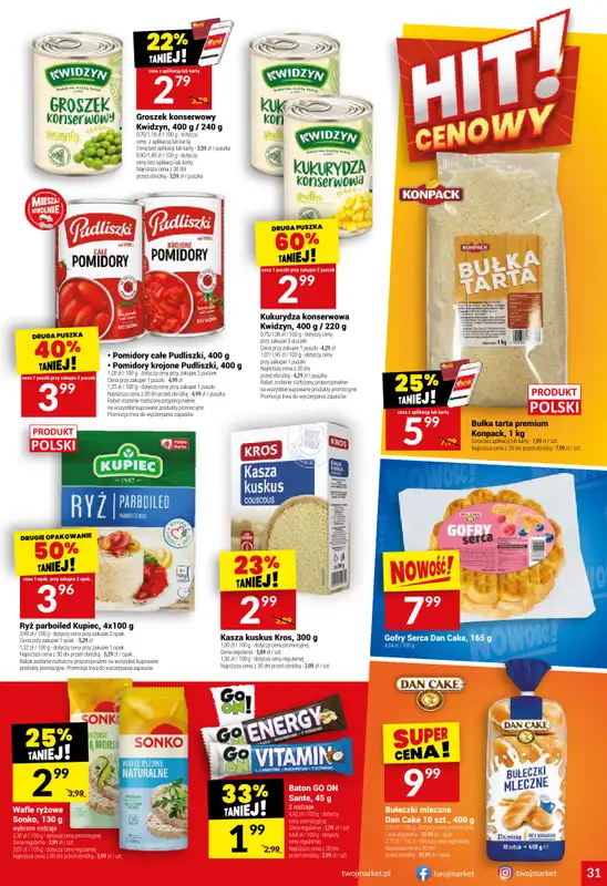 Twój Market - gazetka promocyjna Gazetka od środy 27.08 do wtorku 02.09 - strona 31