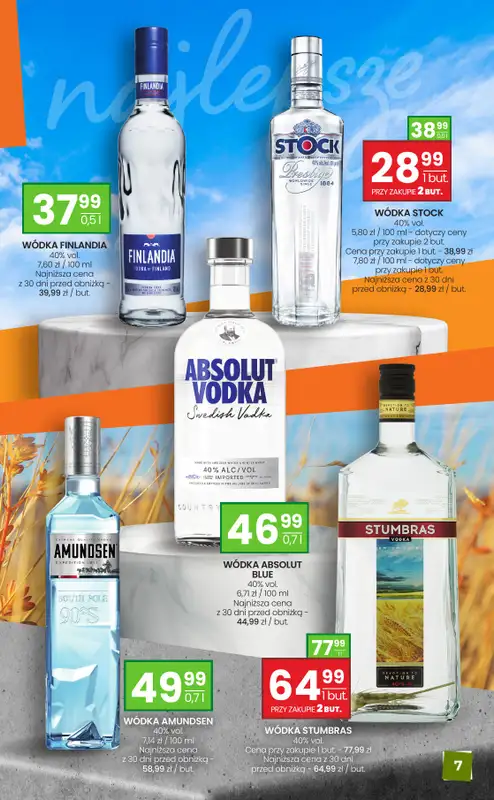 Twój Market - gazetka promocyjna Gazetka alkoholowa od wtorku 26.08 do poniedziałku 22.09 - strona 7