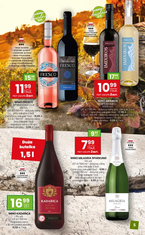 Twój Market - gazetka promocyjna Gazetka alkoholowa od wtorku 26.08 do poniedziałku 22.09 - strona 5
