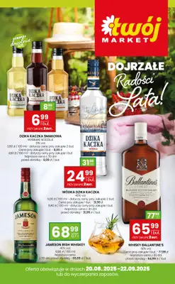 Twój Market - gazetka promocyjna Gazetka alkoholowa od wtorku 26.08 do poniedziałku 22.09