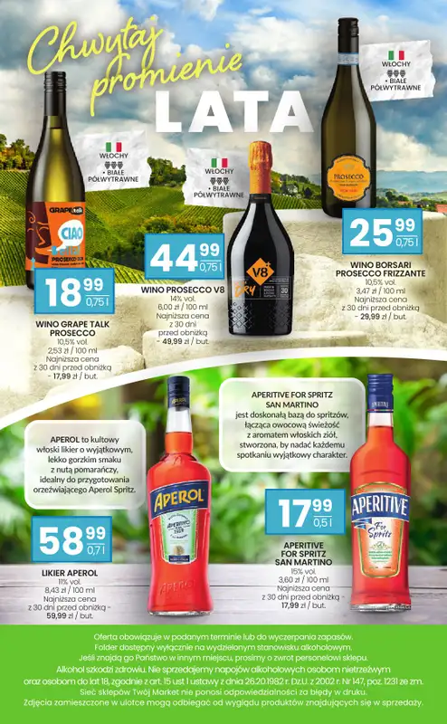 Twój Market - gazetka promocyjna Gazetka alkoholowa od wtorku 26.08 do poniedziałku 22.09 - strona 16