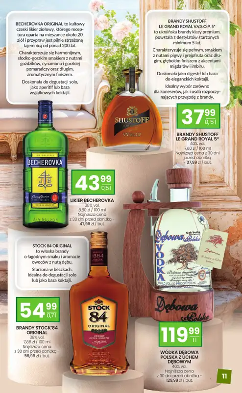 Twój Market - gazetka promocyjna Gazetka alkoholowa od wtorku 26.08 do poniedziałku 22.09 - strona 11