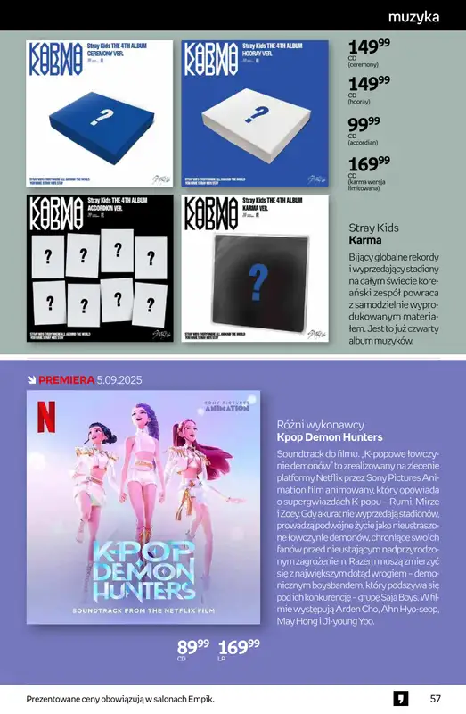 Empik - gazetka promocyjna Tom kultury: muzyka od środy 27.08 do wtorku 09.09 - strona 7