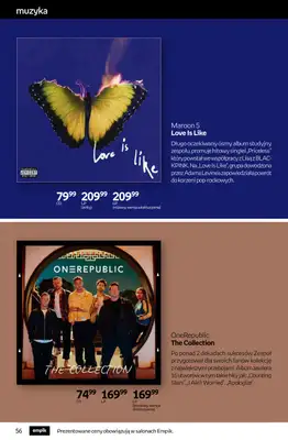 Empik - gazetka promocyjna Tom kultury: muzyka od środy 27.08 do wtorku 09.09 - strona 6 Empik - gazetka promocyjna Tom kultury: muzyka od środy 27.08 do wtorku 09.09 - strona 6