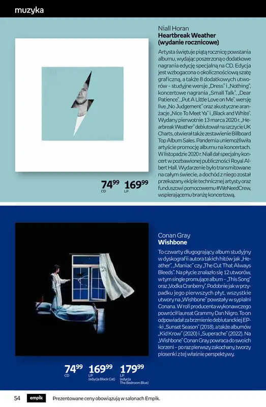 Empik - gazetka promocyjna Tom kultury: muzyka od środy 27.08 do wtorku 09.09 - strona 4