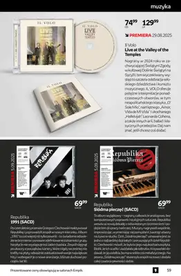 Empik - gazetka promocyjna Tom kultury: muzyka od środy 27.08 do wtorku 09.09 - strona 9 Empik - gazetka promocyjna Tom kultury: muzyka od środy 27.08 do wtorku 09.09 - strona 9