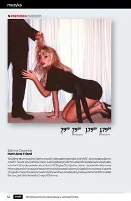 Empik - gazetka promocyjna Tom kultury: muzyka od środy 27.08 do wtorku 09.09 - strona 2 Empik - gazetka promocyjna Tom kultury: muzyka od środy 27.08 do wtorku 09.09 - strona 2