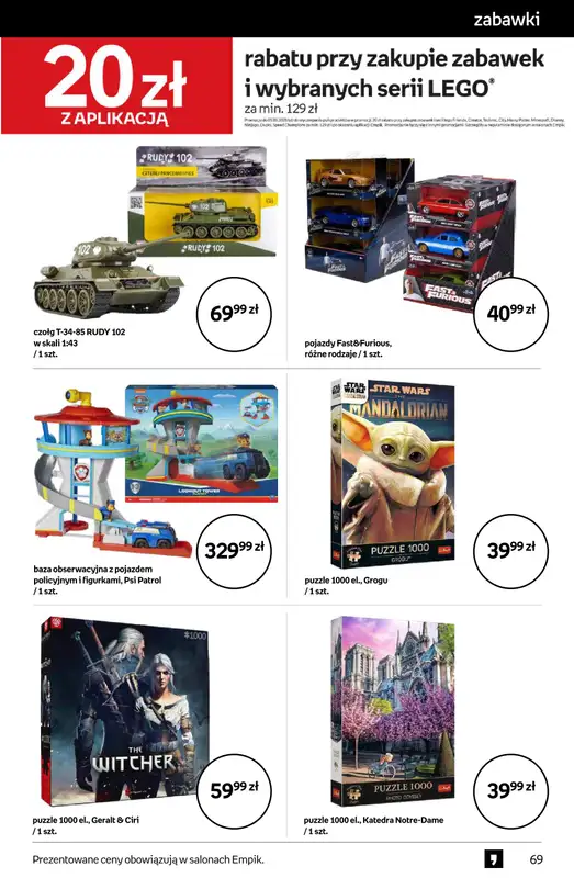 Empik - gazetka promocyjna Tom kultury: zabawki od środy 27.08 do wtorku 09.09 - strona 9