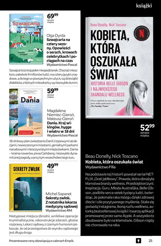 Empik - gazetka promocyjna Tom kultury: książki od środy 27.08 do wtorku 09.09 - strona 25