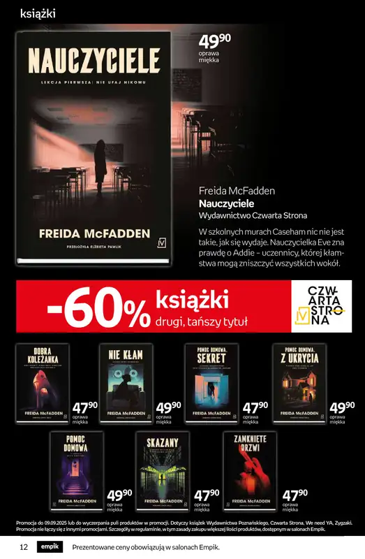 Empik - gazetka promocyjna Tom kultury: książki od środy 27.08 do wtorku 09.09 - strona 12